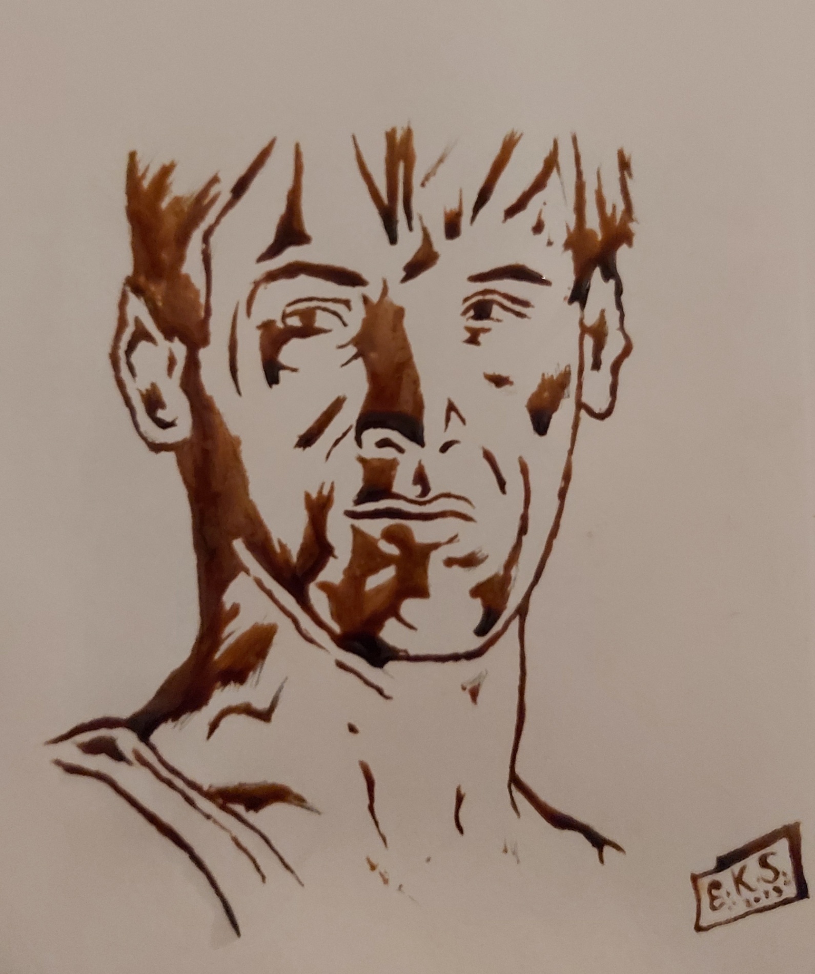 A Nesquik Sketch Of A Door To Door Chocolate Salesman Called Sgt a-nesquik-sketch-of-a-door-to-door-chocolate-salesman-called-sgt